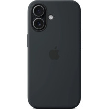 Apple MGF14ZM/A Silikon Case Black avec MagSafe for iPhone 17